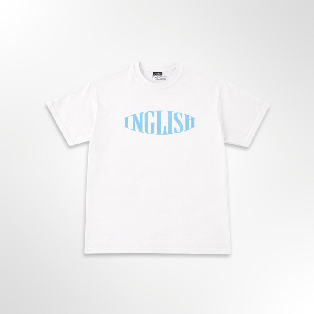 nau tshirt (white/babyblue) PRE ORDER