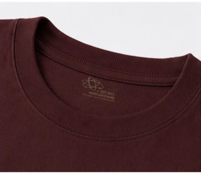 nau tshirt (maroon/lime) PRE ORDER
