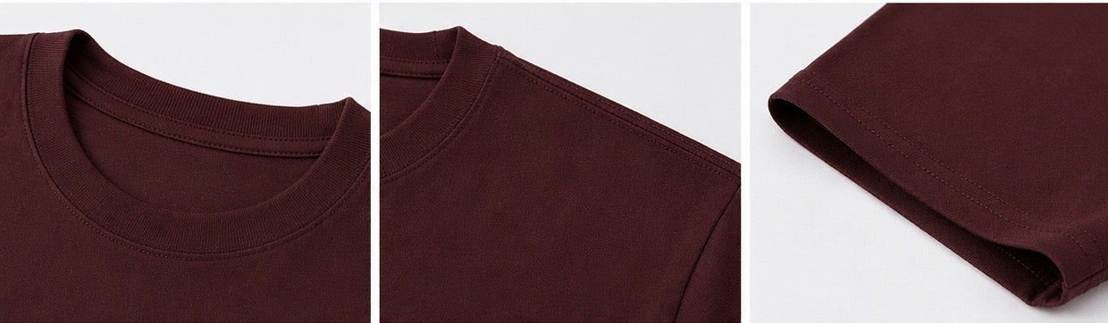nau tshirt (maroon/lime) PRE ORDER