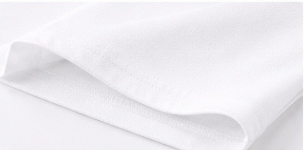 nau tshirt (white/mandarin) PRE ORDER