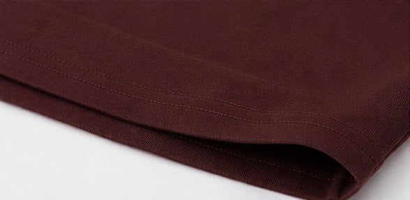nau tshirt (maroon/lime) PRE ORDER