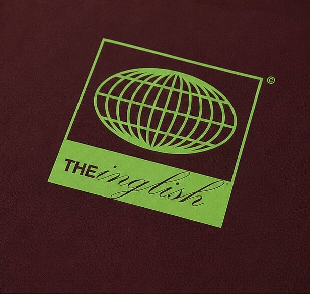nau tshirt (maroon/lime) PRE ORDER